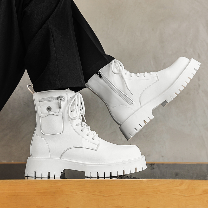 Street Fashion Men 2025 - Sepatu Bot Pria Tren 2025 Sepatu