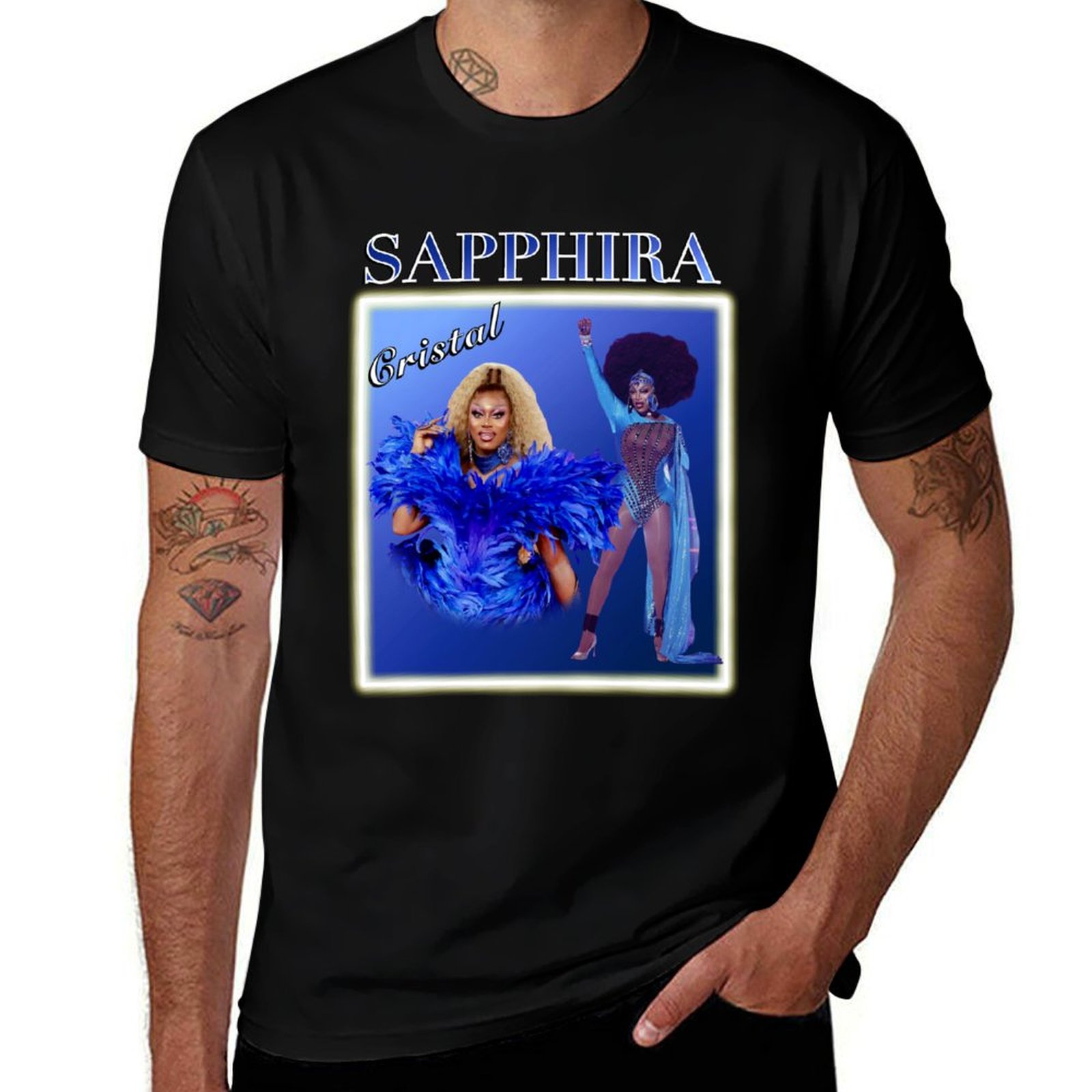 Queen Street Fashion - Kaos Sapphira Cristal Drag Race Queen,