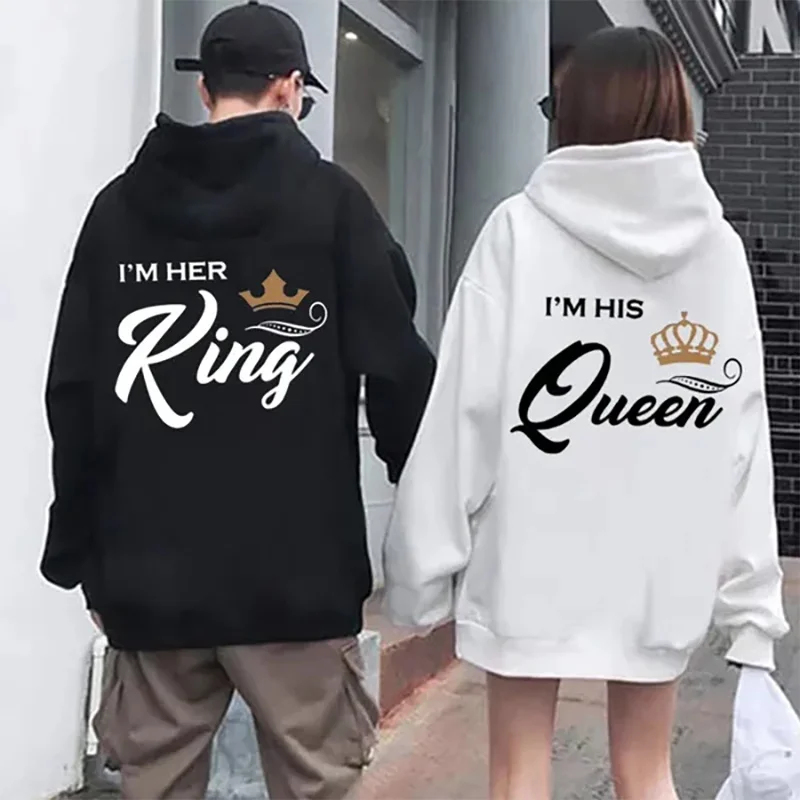 Queen Street Fashion - Hoodie lengan panjang pasangan 2026, pakaian