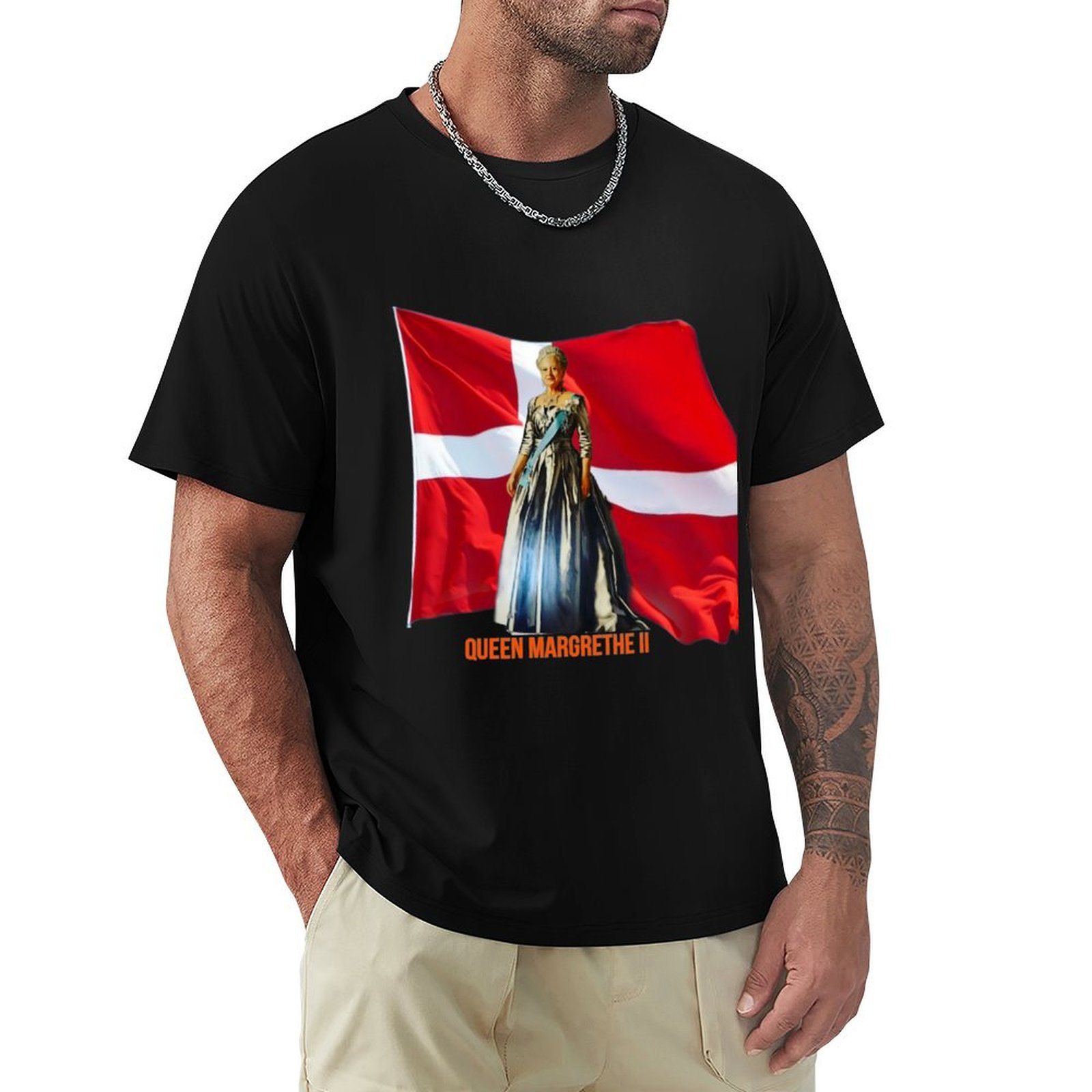 Kaos Queen Margrethe II, Kaos  - Queen Street Fashion ulasan dan harga