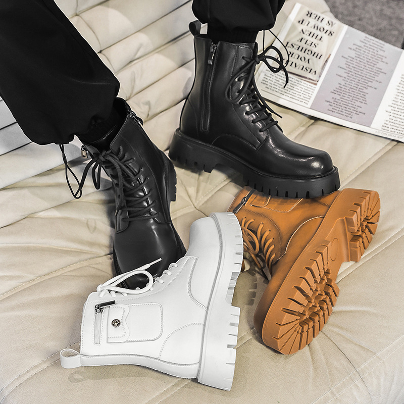 Sepatu Bot Pria Tren 2025 Sepa - Street Fashion Men 2025 ulasan dan harga