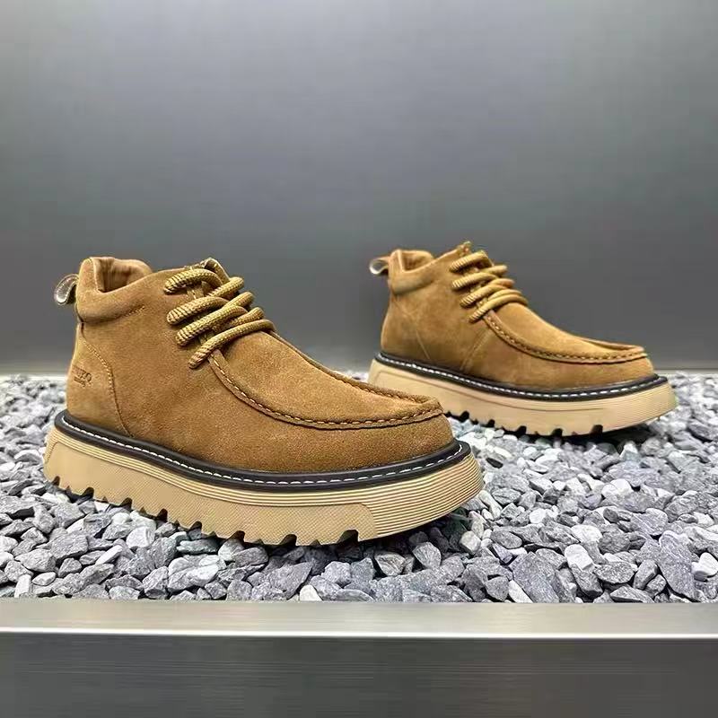 Sepatu Bot Platform Pria Musim - Street Fashion Men 2025 ulasan dan harga