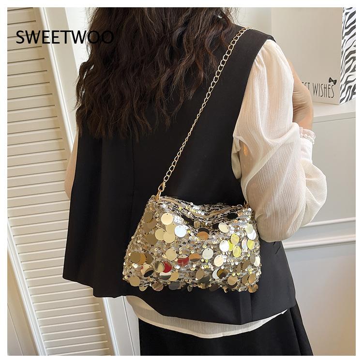 Tas Selempang Mini Bucket Sequ - Fashion Street Night ulasan dan harga