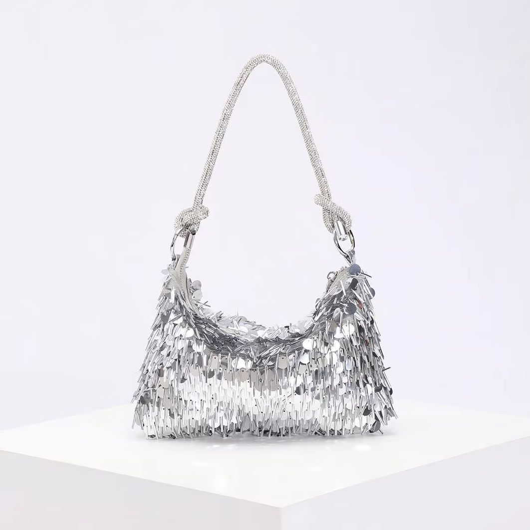 Tas Selempang Bulat Berpayet G - Fashion Street Night ulasan dan harga