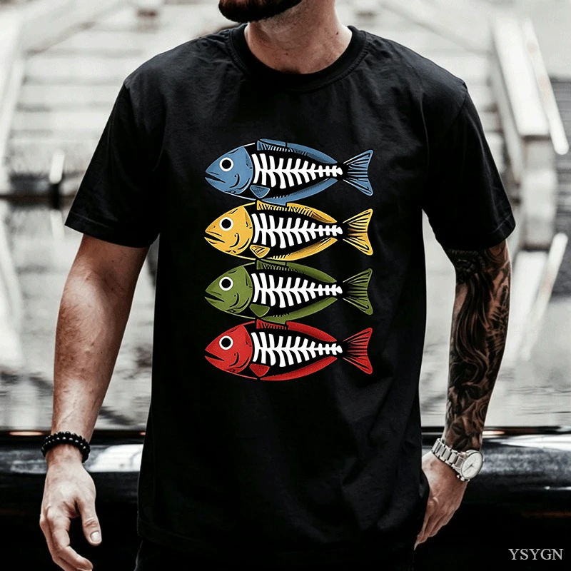 Kaos Katun Pria dengan Desain  - Street Fashion For Short Guys ulasan dan harga