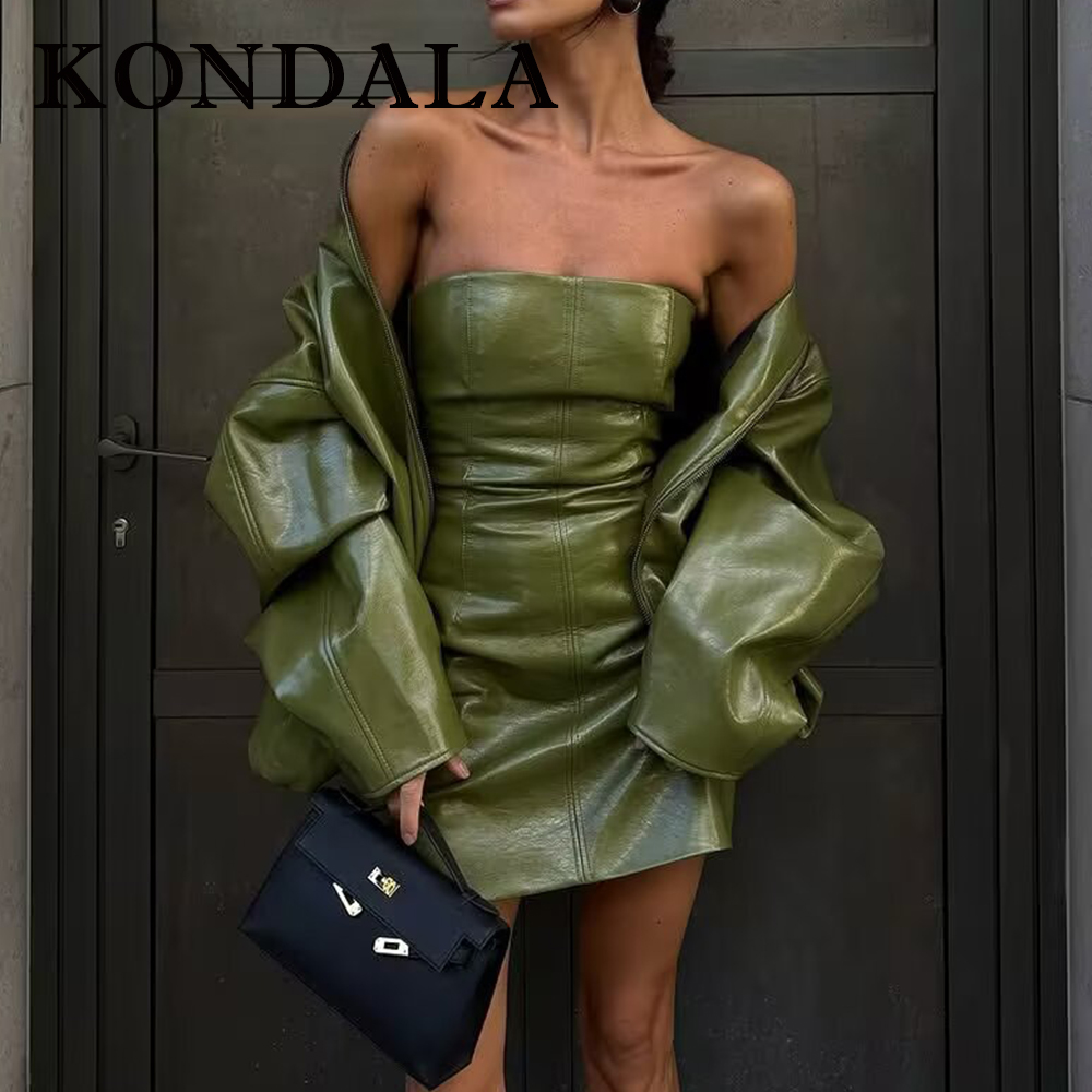 KONDALA Chic Streetwear Hijau  - Fashion Street Night ulasan dan harga